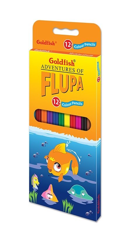 Goldfish Flupa Colored Pencil 12-Full