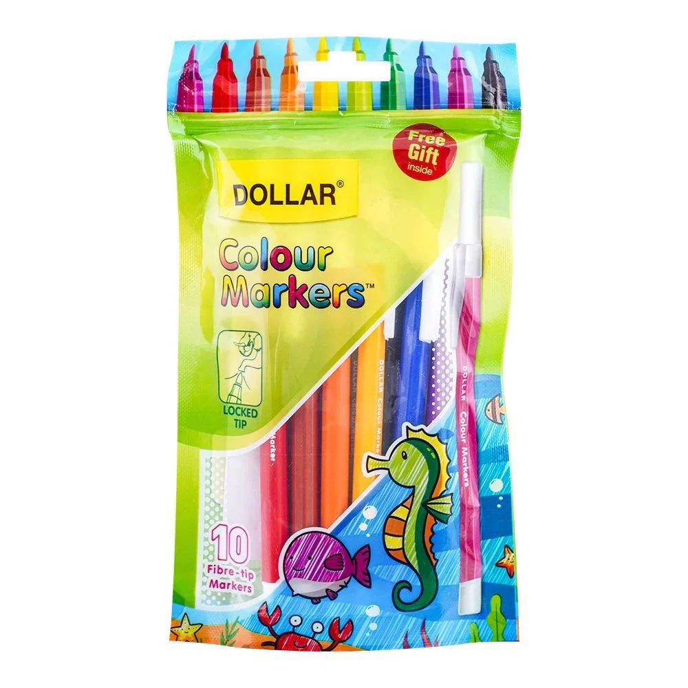 Dollar 10 Assorted Color Markers Multi [Pack]